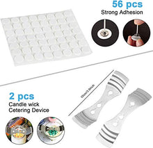 Load image into Gallery viewer, Howemon DIY Candle Making Kit Supplies, Arts & Craft Tools Including Pouring Pot, 100 Cotton Wicks, Candle Wicks Holder, Beeswax, Spoon & Candles tins