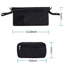 Load image into Gallery viewer, Universal Stroller Organizer with Insulated Cup Holder by Momcozy - Detachable Phone Bag & Shoulder Strap, Fits for Stroller like Uppababy, Baby Jogger, Britax, Bugaboo, BOB, Umbrella and Pet Stroller