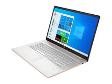 Load image into Gallery viewer, HP 17.3" HD+ Touchscreen Premium Laptop | AMD Ryzen 3 5300U | 8GB DDR4 | 256GB SSD | Fingerprint Reader | Backlit Keyboard | Windows 10 Home | Rose | with USB3.0 HUB Bundle