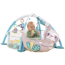 Load image into Gallery viewer, Infantino 4-in-1 Jumbo Baby Activity Gym & Ball Pit - Combination Baby Activity Gym and Ball Pit for Sensory Exploration and Motor Skill Development, for Newborns, Babies and Toddlers