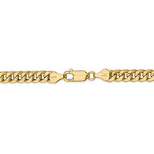 Load image into Gallery viewer, 14k Yellow Gold 6mm Miami Cuban Chain Necklace 18 Inch Pendant Charm Curb Fine Jewelry For Women Gifts For Her