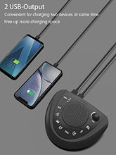 Load image into Gallery viewer, Portable Sound Machines,White Noise Machine with Non Looping Natural Soothing Sounds,Sleep Timer and Memory Function,USB Charge Port,Powered by DC or Battery Travel Sleep Machine for Adults Baby Kids