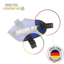 Load image into Gallery viewer, Julius-K9 16IDC-FARNE-B1 IDC Powerharness, Dog Harness, Size Baby 1, Jeans with Neon Edge