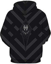 Load image into Gallery viewer, Pandolah Women's Unisex Fashion Athletic Sweatshirts Animal Novelty 3D Printed Hoodies(Small/Medium, Black panther-4)