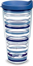 Load image into Gallery viewer, Tervis Made in USA Double Walled Fiesta Insulated Tumbler Cup Keeps Drinks Cold & Hot, 24oz, Lapis Stripes