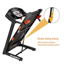 Load image into Gallery viewer, ECHANFIT Treadmill Folding Electric Motorized Running Machine 17'' Wide Tread Belt 8.5 MPH Max Speed LCD Display and Cup Holder Easy Assembly with 15 Preset Programs Perfect for Home Use