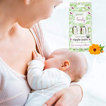 Load image into Gallery viewer, Nature's Herbal Nipple Balm, Calming Nursing Ointment, Breastfeeding Cream, Certified Organic. Easy Application, 2 x 0.5 oz Sticks. Silky & Calendula Infused.