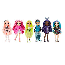 Load image into Gallery viewer, Rainbow High Karma Nichols – Neon Green Fashion Doll with 2 Doll Outfits to Mix & Match and Doll Accessories, Great Gift for Kids 6-12 Years Old