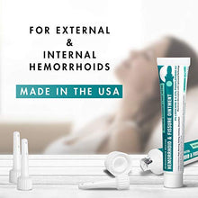 Load image into Gallery viewer, Ebanel Hemorrhoid Treatment Ointment, 1.6 Oz Lidocaine Anal Fissure Anesthetic Cream for Pain, Burning, Itching, Swelling, Bleeding with Phenylephrine, Hydrocortisone, Aloe, Chamomile, Vitamins