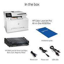 Load image into Gallery viewer, HP Color LaserJet Pro M283fdw Wireless All-in-One Laser Printer, Remote Mobile Print, Scan & Copy, Duplex Printing, Works with Alexa (7KW75A)