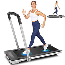 Load image into Gallery viewer, Under Desk Treadmill for Home, 2.25HP Electric Folding Treadmill with Bluetooth Speaker Remote Control & 12 Preset Modes, Walking Jogging Running Exercise Machine for Home Gym,Installation-Free
