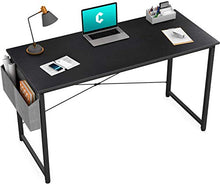 Load image into Gallery viewer, Cubiker Computer Desk 47" Home Office Writing Study Desk, Modern Simple Style Laptop Table with Storage Bag, Black
