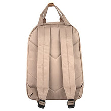 Load image into Gallery viewer, Canvas Mini Backpack for Everyday & Day Pack Rucksack in Solid Color Blocks (Almond)