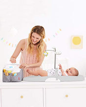 Load image into Gallery viewer, Skip Hop Changing Pad: Easy-Clean Cushioned Foam Diaper Changing Pad with Tuck-Away Toy Bar, Grey
