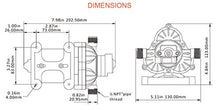 Load image into Gallery viewer, SEAFLO 33-Series Industrial Water Pressure Pump w/ Power Plug for Wall Outlet - 115VAC, 3.3 GPM, 45 PSI