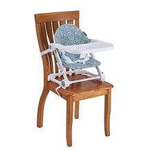 Load image into Gallery viewer, Pamo Babe Booster Seat for Dining Table, Travel Lightweight Folding 2-in-1 Feeding Seat for Baby, Adjustable Tray and Adjustable Hight (Green)