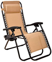 Load image into Gallery viewer, BalanceFrom Adjustable Zero Gravity Lounge Chair Recliners for Patio, Beige
