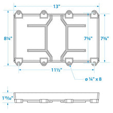 Load image into Gallery viewer, Seachoice 22011 Battery Tray with Hold Down Strap Group 29/31