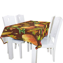 Load image into Gallery viewer, ALAZA Thanksgiving Seamless Pattern with Harvest Hand-Dr Thanksgiving Tablecloth,Washable Tablecloth,60 x 108 Inch Oblong/Rectangle Tablecloth for Family Dinner,Indoor or Outdoor Parties Etc