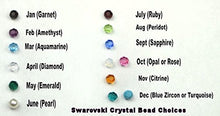 Load image into Gallery viewer, Any Two Crystals Birthstones Infinity Symbol Ring in Sterling Silver or 14kt Yellow or Rose Gold Filled Handmade Wire Wrapped Ring- Made to size 4-14