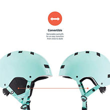 Load image into Gallery viewer, Retrospec Traverse H1 Ski & Snowboard Helmet, Convertible to Bike/Skate, Teal Gloss, Small (51-55cm)