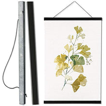 Load image into Gallery viewer, WITCOLOR Magnetic Poster Hanger Wooden Poster Frame, Extra Strong Magnets, 24x36 24x30 24x17 Magnet Poster Hanger for Wall Art, Pictures, Prints, Maps, Canvas, Black