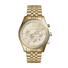 Load image into Gallery viewer, Michael Kors Lexington Gold-Tone Stainless Steel Watch MK8281