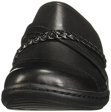 Load image into Gallery viewer, Clarks Women's Laurieann Step Clog, Black Leather, 8