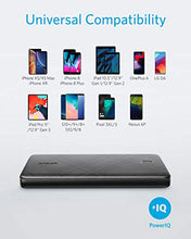 Load image into Gallery viewer, Anker Power Bank, PowerCore Slim 10000, Ultra Slim Portable Charger, Compact 10000mAh External Battery, High-Speed PowerIQ Charging Technology for iPhone, Samsung Galaxy and More (USB-C Input Only)