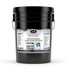 Load image into Gallery viewer, L R Liquid Rubber RV Roof Coating - Solar Reflective Sealant, Trailer and Camper Roof Repair, Waterproof, Easy to Apply, Brilliant White, 5 Gallon