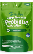 Load image into Gallery viewer, Probiotic Dental Sticks for Dogs - With Hemp, Sweet Potato, Bone Broth & Ginger - Dog Teeth Cleaning & Tartar Control Treats with Digestive Probiotics - Helps with Gas, Bloating & Diarrhea - 12 OZ