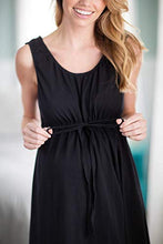 Load image into Gallery viewer, 3 in 1 Labor / Delivery / Nursing Gown Baby Be Mine Maternity (S/M , Black)