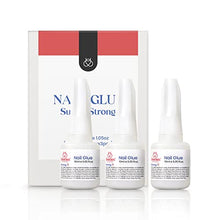 Load image into Gallery viewer, Beetles Medium Stiletto False Nails Tips 500Pcs &Nail Glue 3 pcs Clear Artificial False Nails Need Nail Glues for Acrylic Nail/Dip Powder Nails/Poly Nail Extension Gel Nail Art DIY Home