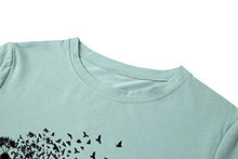 Load image into Gallery viewer, Women Sunflower T Shirt Short Sleeve Cute Graphic Tee Casual Summer Flower Shirts Tops