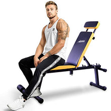 Load image into Gallery viewer, Antetek Adjustable Weight Bench Utility Exercise Workout Bench Flat/Incline/Decline Bench Press for Home Gym, Easy & Fast Folding