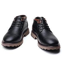 Load image into Gallery viewer, COSIDRAM Mens Fshion Oxfords Casual Dress Shoes Business Office Classic Modern Boots Gentleman Shoes Black 9.5