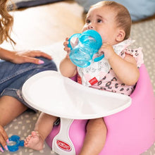 Load image into Gallery viewer, Nuby My Floor Seat, Soft Foam Cushion with Safety Harness and High Back Design, for Ages 4-12 Months, Pink