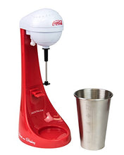 Load image into Gallery viewer, Nostalgia Two-Speed Electric Coca-Cola Limited Edition Milkshake Maker and Drink Mixer, Includes 16-Ounce Stainless Steel Mixing Cup & Rod-Red, 16 oz