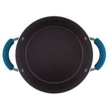 Load image into Gallery viewer, Rachael Ray Brights Nonstick Dish/Casserole Pan with Lid, 5.5 Quart, Marine Blue Gradient