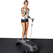 Load image into Gallery viewer, Fitness First Aerobic Step Combo Bench, Black