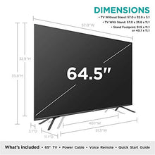 Load image into Gallery viewer, Hisense 65-Inch Class H8 Quantum Series Android 4K ULED Smart TV with Voice Remote (65H8G, 2020 Model)