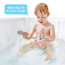 Load image into Gallery viewer, Yookidoo Baby Bath Shower Head - Elephant Water Pump and Trunk Spout Rinser - for Newborn Babies in Tub Or Sink (Pink)
