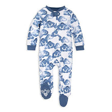 Load image into Gallery viewer, Burt's Bees Baby baby girls Play Pjs, 100% Organic Cotton One-piece Romper Jumpsuit Zip Front Pajamas and Toddler Sleepers, Moonlight Clouds, Newborn US