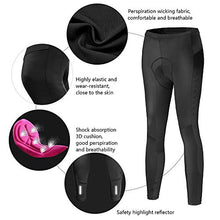 Load image into Gallery viewer, Mysenlan Women's Cycling Long Sleeve Breathable Jersey Set 3D Padded Long Pants Bike Shirt Bicycle Tights Clothing Green X-Large
