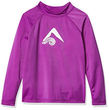 Load image into Gallery viewer, Kanu Surf Girl's Keri UPF 50+ Long Sleeve Rashguard, Purple, Large (12)