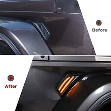 Load image into Gallery viewer, Voodonala for Jeep JL LED Fender Marker Lights, Side Turn Signal Lamp for 2018-2022 Jeep Wrangler JL JLU Gladiator JT, Smoke Lens 2pcs