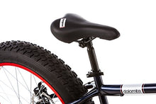 Load image into Gallery viewer, Mongoose Dolomite Fat Tire Mountain Bike, Featuring 17-Inch/Medium High-Tensile Steel Frame, 7-Speed Shimano Drivetrain, Mechanical Disc Brakes, and 26-Inch Wheels, Navy Blue