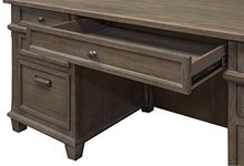 Load image into Gallery viewer, Martin Furniture Double Pad Desk, 68", Weathered Dove