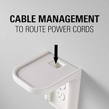 Load image into Gallery viewer, Sanus Outlet Shelf - Holds Any Device Up To 10lbs & Installs In Seconds - Includes Standard & Decora Style Outlet Covers & Integrated Cable Management Channel - Works For Sonos & Smart Home Speakers