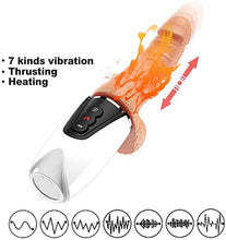 Load image into Gallery viewer, anal vibrator, dildo thrusting vibration machine, vibrators, G-Spot Rabbit Vibrator with Multi Speed Vibrations for Clitoris Vagina Stimulation Waterproof Silicone Dildo Vibrator Sex Toys